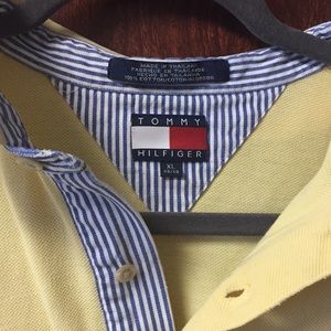 Yellow Tommy Hilfiger Polo